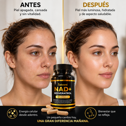 NAD+ RESVERATROL 60 CÁPSULAS