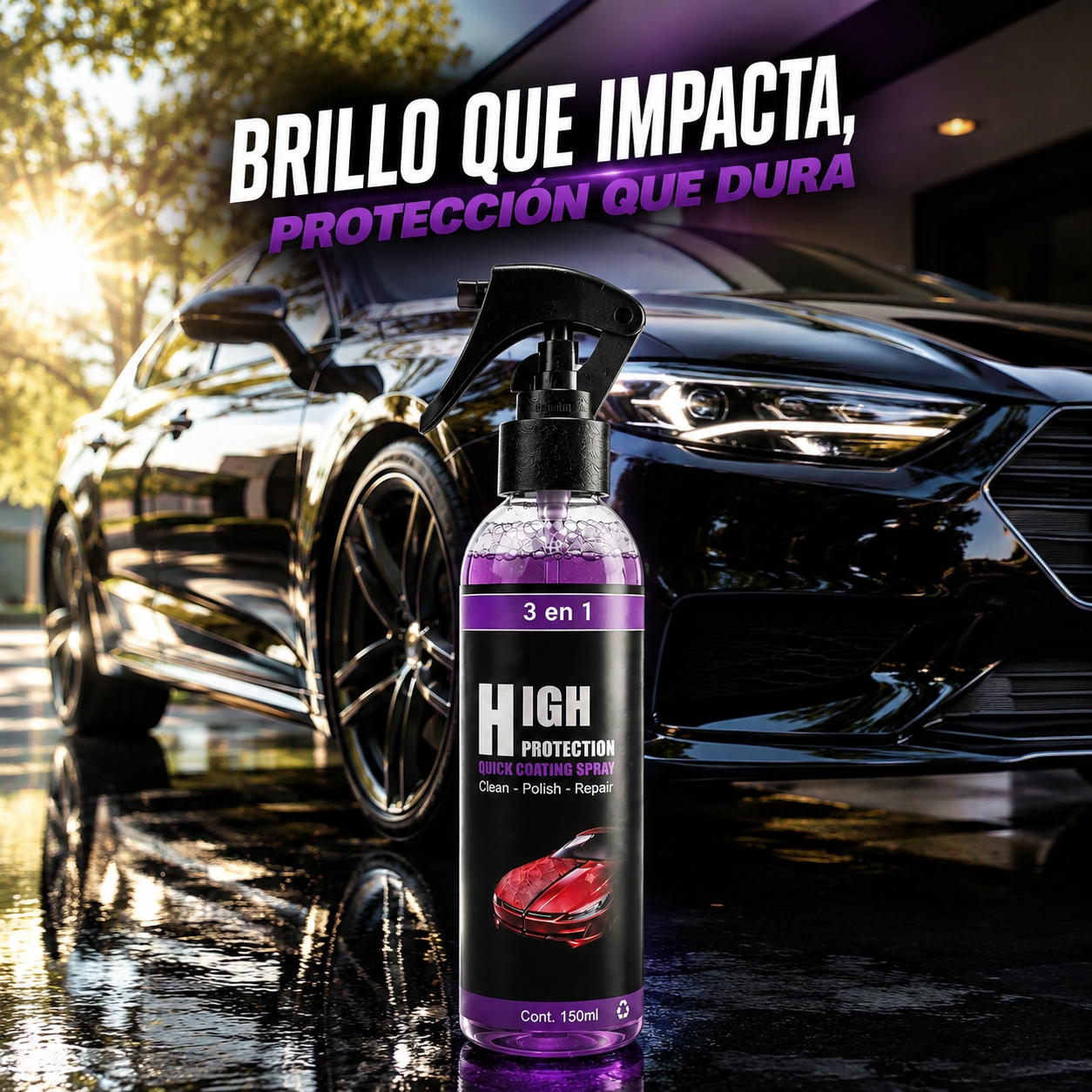 CERA SPRAY PROTECTOR AUTO 3 EN 1 - 150 ML